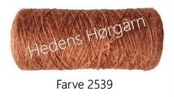 Tussah silke farve 2539 brun